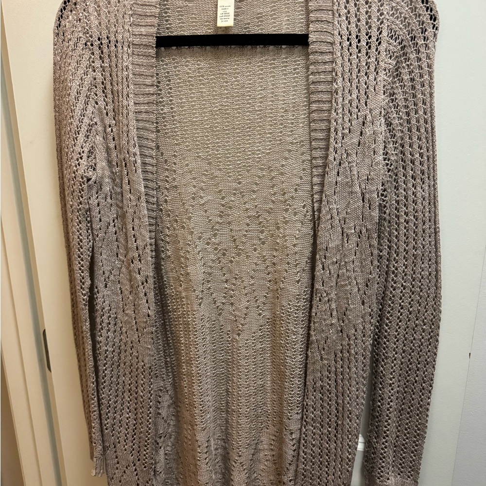 Full Tilt Women's Open-Front Knit Sweater